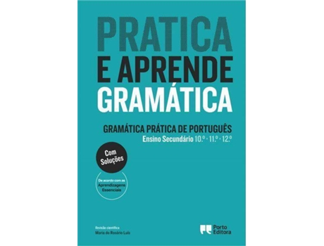 Livro Prática e Aprende Gramática - Gramática Prática de Português - Ensino Secundário