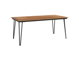 Garden Table, Garden Tables Vidaxl Marrom Madeira De Acácia (180 X 90 X 75 Cm)