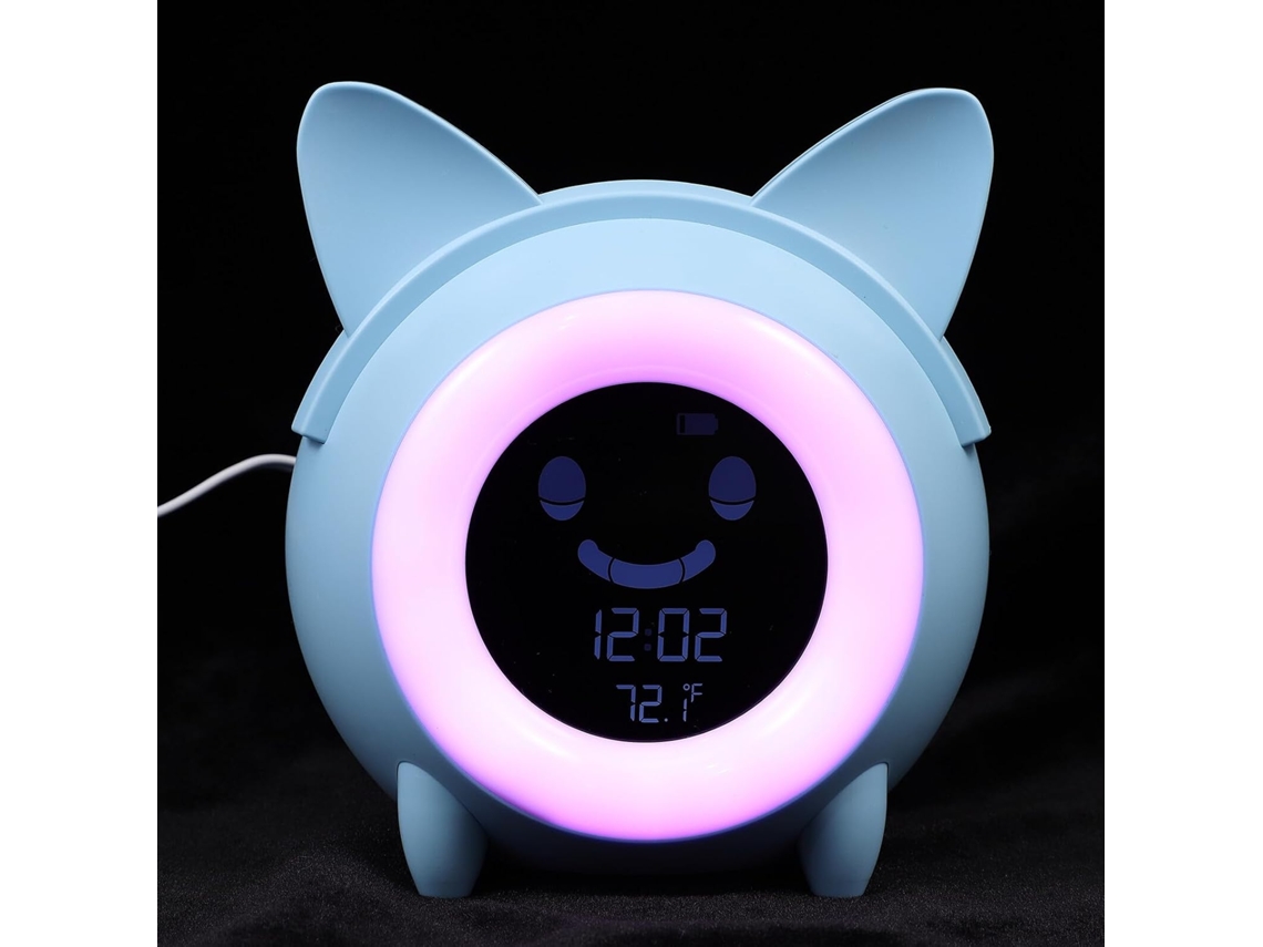 Despertador Digital Jojofuny Para Meninos E Meninas, Luz Noturna Eletrônica Criativa Para Quarto, Despertador Prático