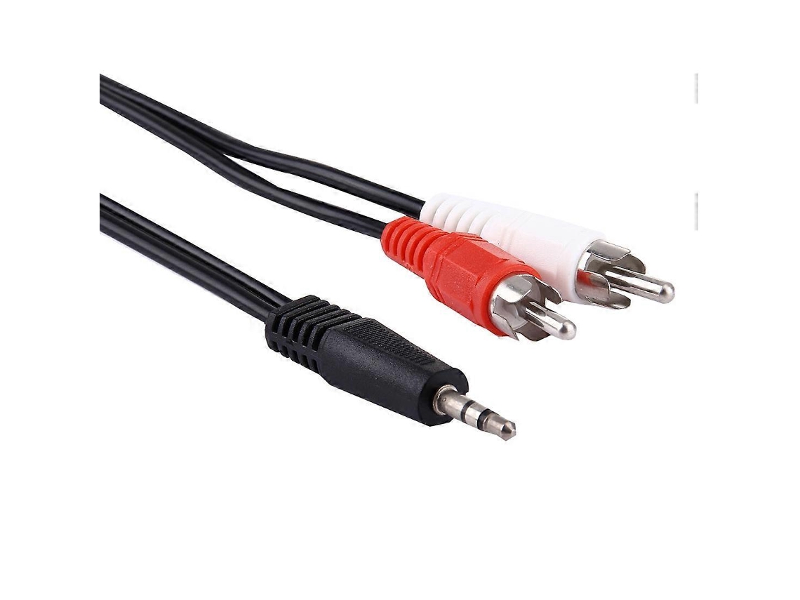 Cabo Rca De Boa Qualidade, Com Plugue Estéreo De 3,5 Mm Para Conector Rca Macho, Comprimento 1,5 M Aquaforge