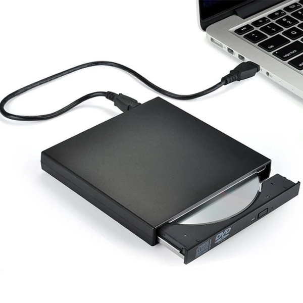 Leitor Externo De Cd/dvd Para Laptop, Usb 3.0 E Dvd Tipo C, Sd