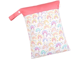 Saco BRILVIBERA impermeável para roupa molhada, com 2 bolsos com fecho de correr