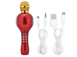 Microfone Bluetooth (karaoke Led Toca Música)