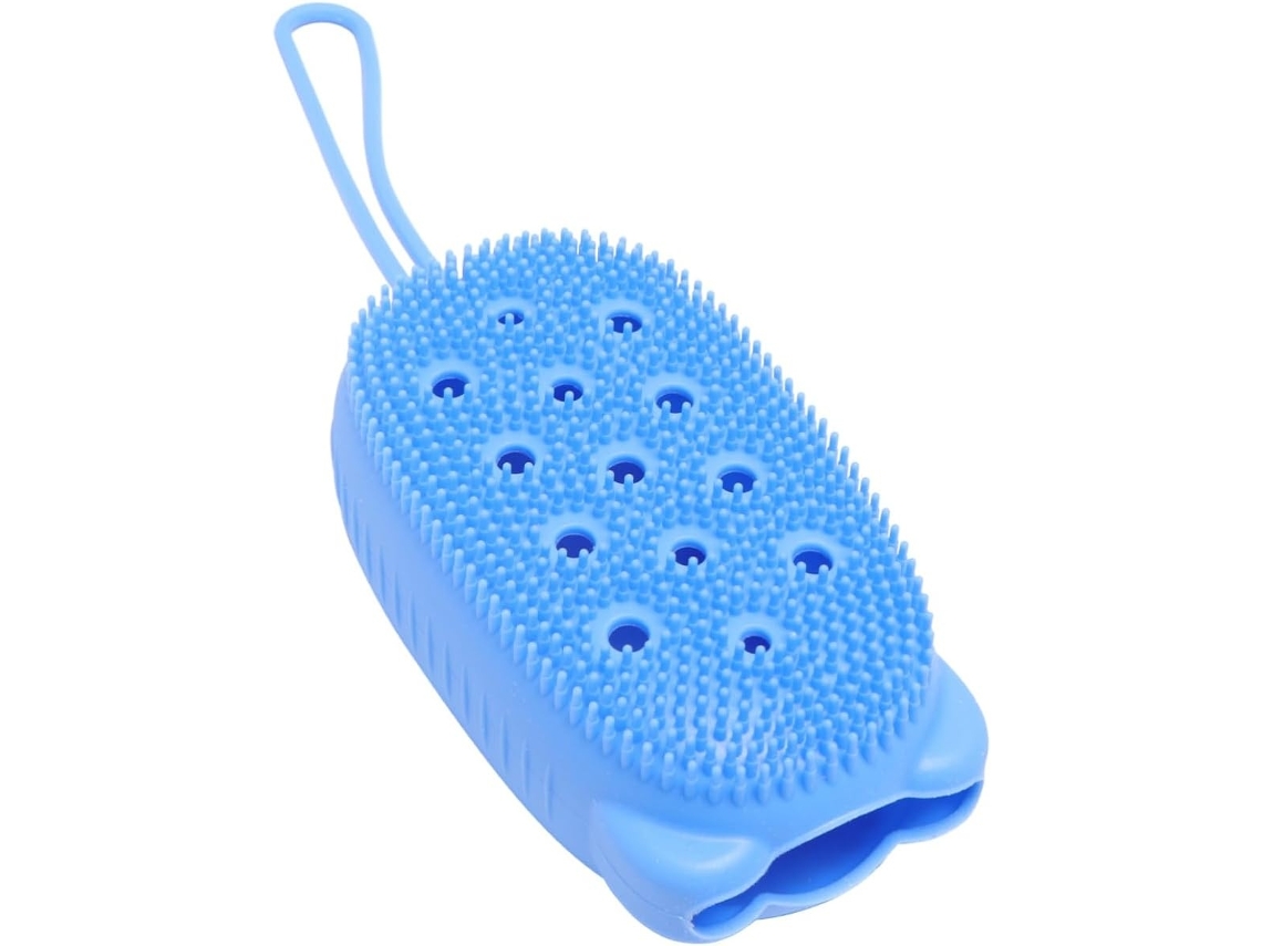 Lurelia Escova De Silicone Para Banho De Cuidado Corporal, Silicone Macio, Pega Ergonómica E Escovagem A Seco, Uso Diário Confortável