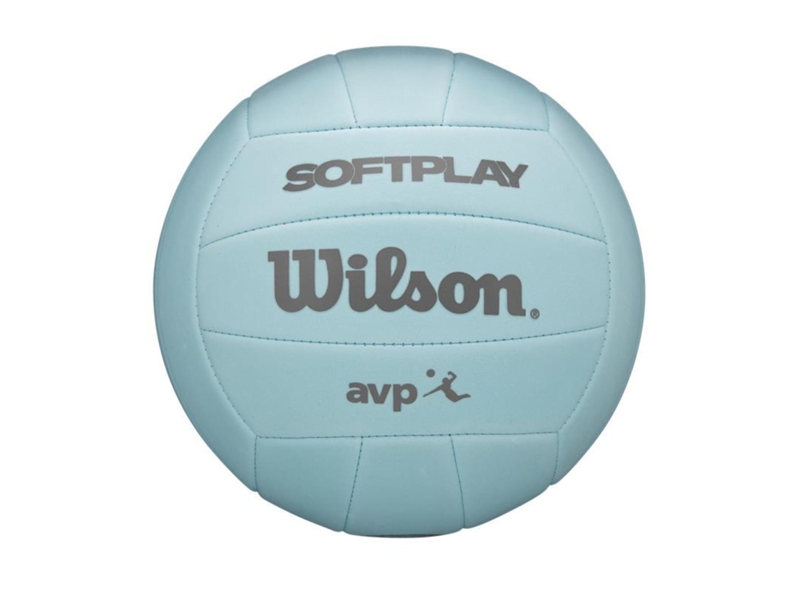 Bola De Vôlei Wilson Soft Play Azul Tamanho Oficial Para Esportes De Praia