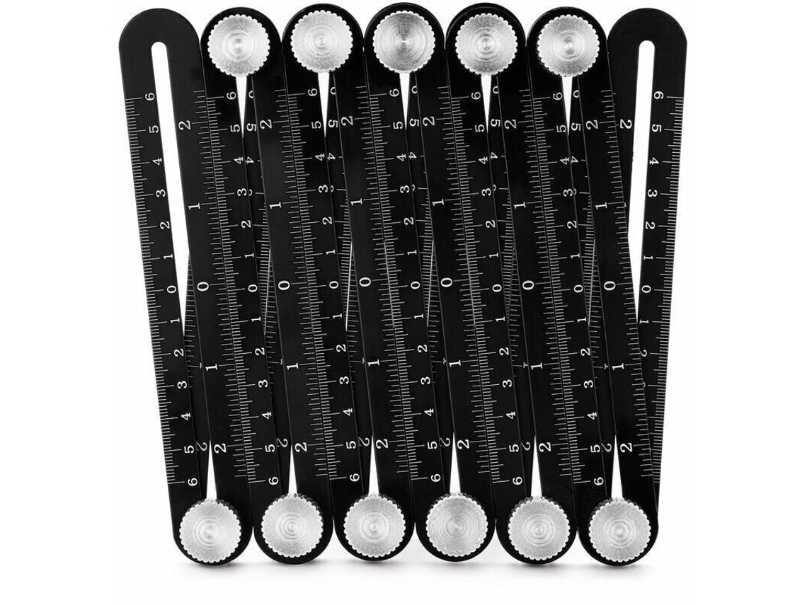 Régua De Medição Multiangular Liga Alumínio Com 12 Dobras Para Azulejos Cerâmica, Compatível Com Diversas Marcas