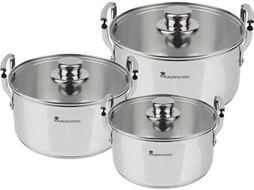 Trem de Cozinha MASTERPRO (Aço - Multicor)