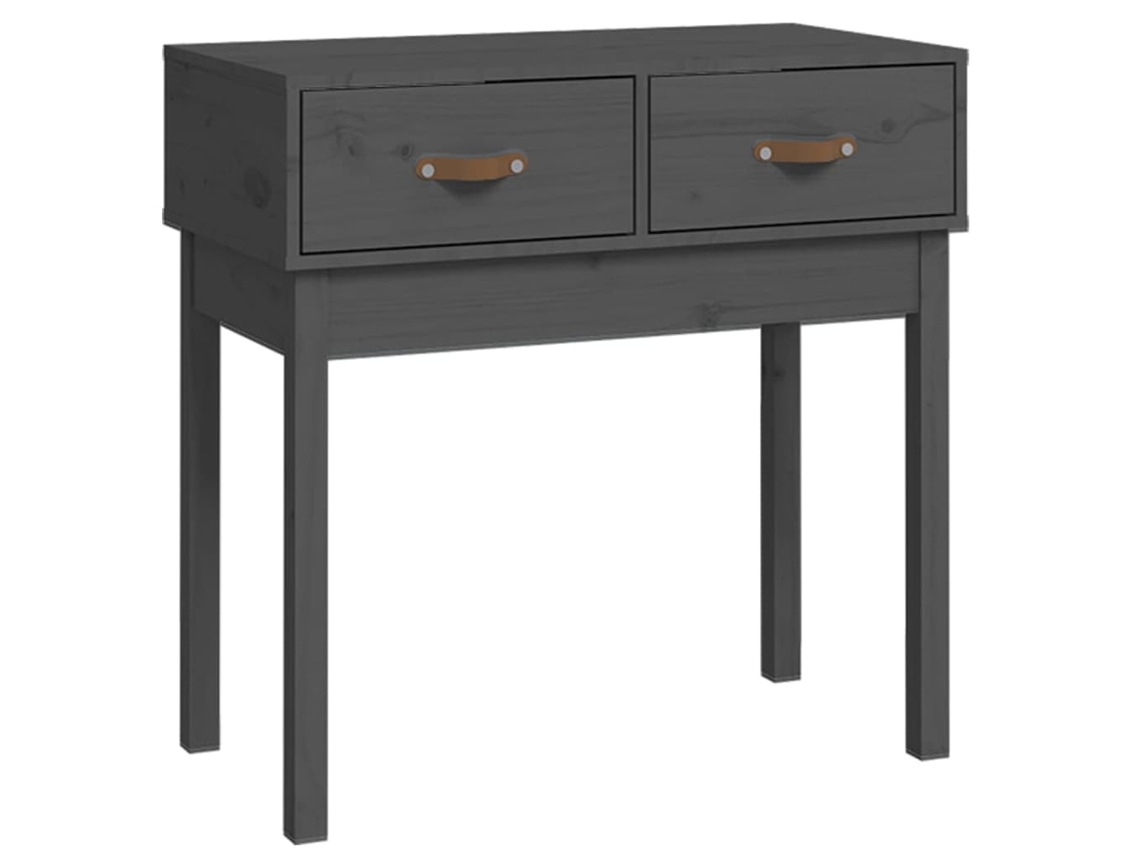 Console Table, Console Tables Vidaxl Cinzeto Madeira De Pinho (n/a)