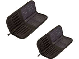Kit De Pintura Com Estojo Para 2 Pincéis De 38cm/29cm Com Zíper, Para Pintura Acrílica E A Óleo, Res Gokoco