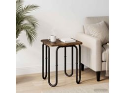 Vidaxl Mesa De Centro Carvalho Fumado 40 X 40 X 45 Cm