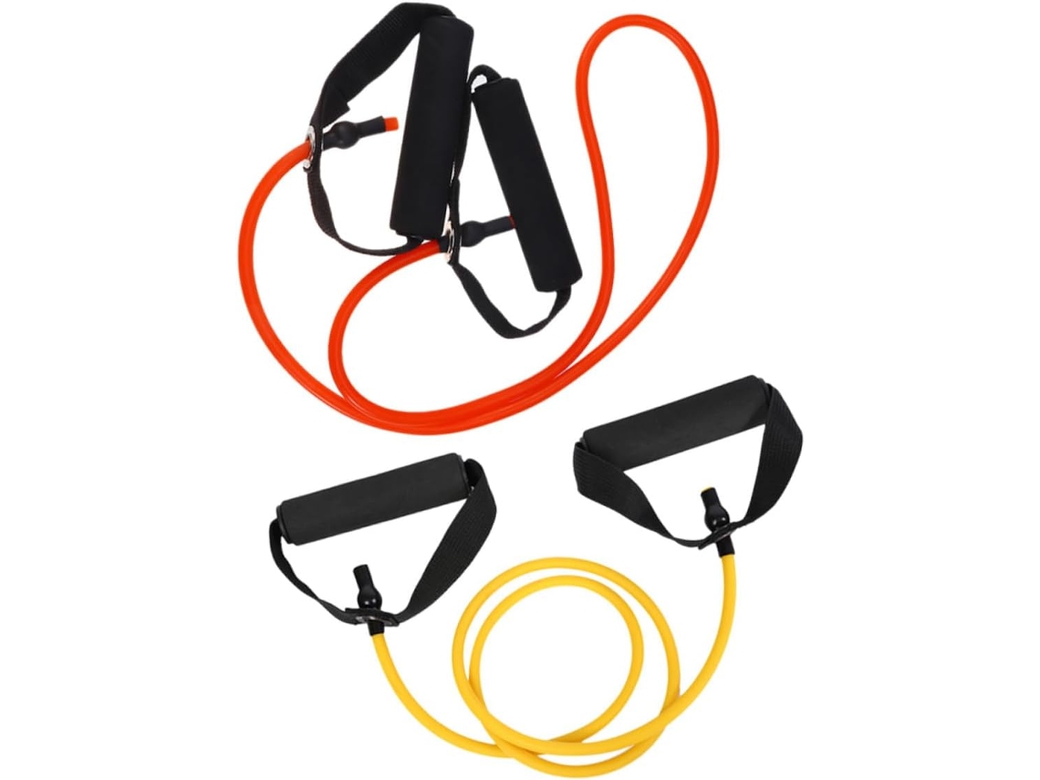 Corda Elástica De Látex Vicasky Para Exercícios, Tração, Faixas Elásticas Fitness Com Alças Mulheres, Ideal