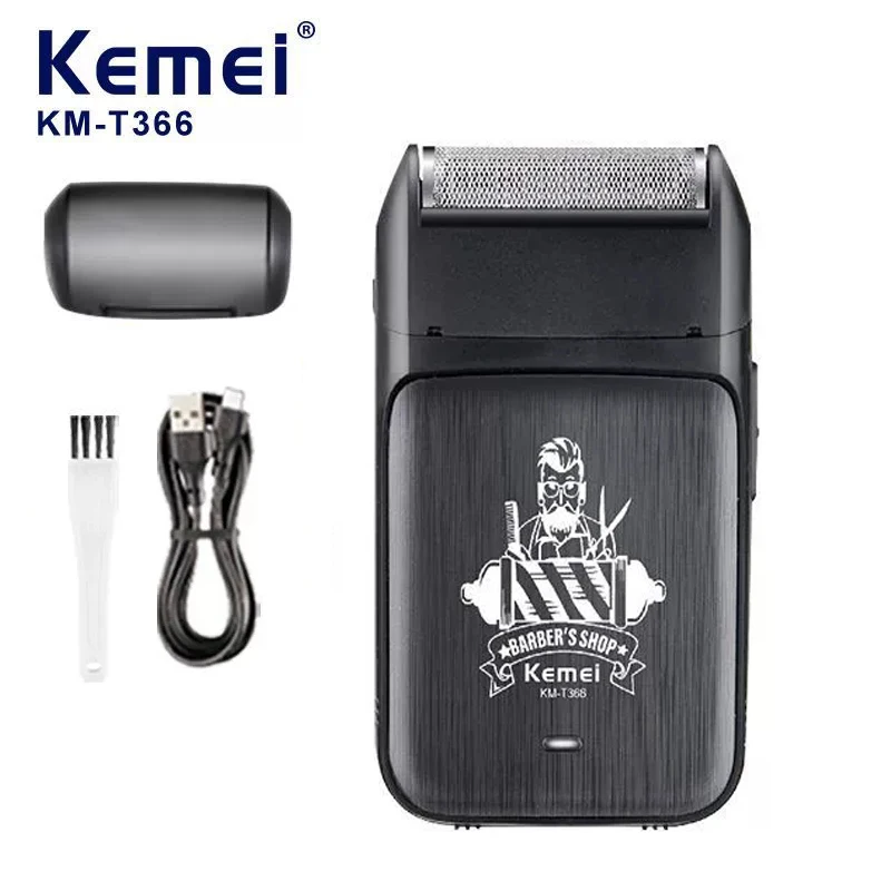 (preto) Máquina De Cortar Cabelo Elétrica Recarregável Via Usb, Aparador De Pelos Masculino, Barbeador Sem Fio Para Barba.
