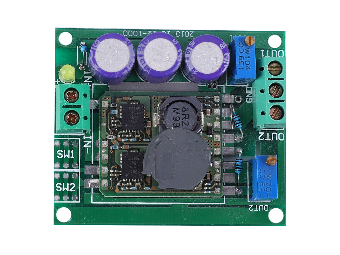 Módulo de Potência Step down Ajustável Dc dc 7 20v para 1 16v Controle de Tensão Redutor Placa