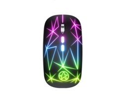 Rato Yizhood A20 Recarregável Rgb Wireless Usb 2.4ghz Computer Gamer Led Backlit Gaming Silencioso Para Pc Laptop Preto