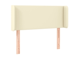 Conjunto 1 Cabeceira De Cama Vidaxl Creme Couro Sintético (103 X 16 X 88 Cm)