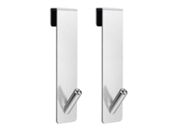 Peças Gancho De Porta De Banheiro,ganchos De Porta Para Box De Vidro Sem Moldura,ajustável 6 12 Mm Espessura Btforus (prata)