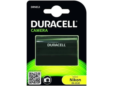 Bateria DURACELL EN-EL3, EN-EL3A — Compatível com Nikon | 1600 mAh