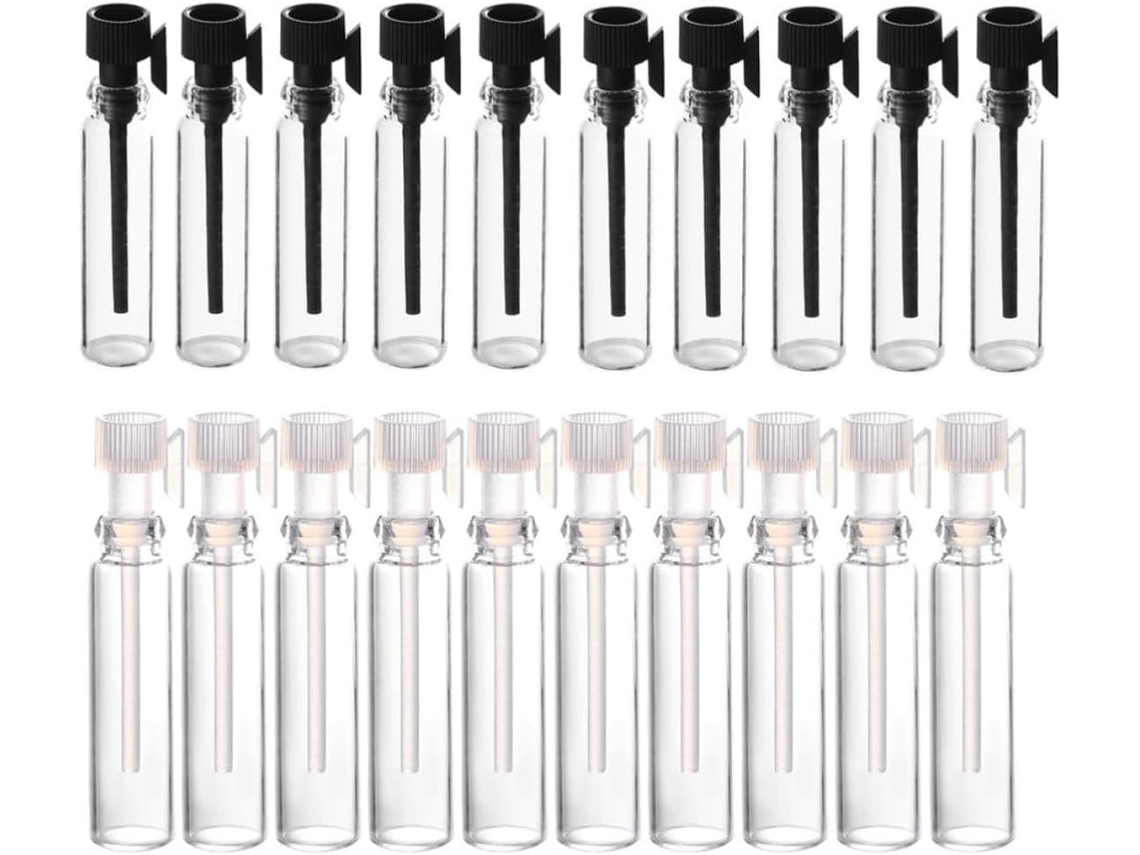 Frascos De Vidro Para Amostras De Perfumes E Óleos.