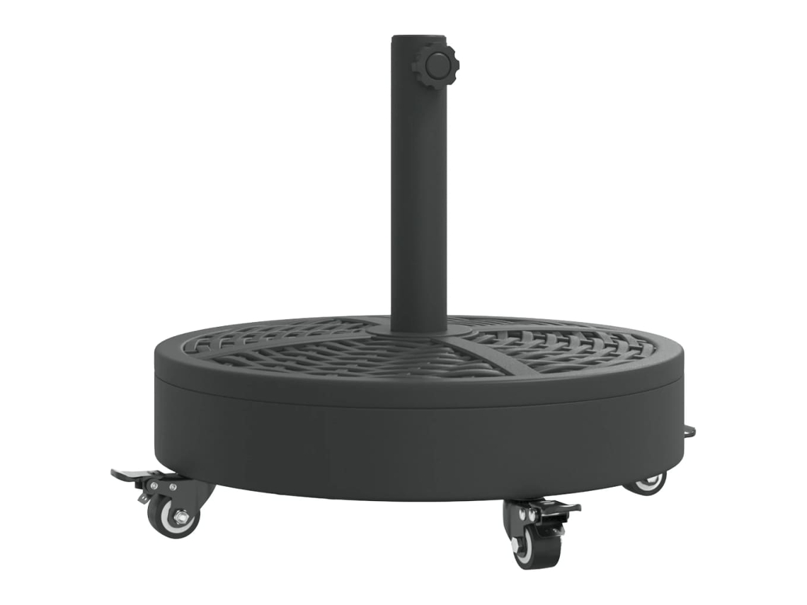 Parasol Base, Parasol Bases Vidaxl Preto Polietileno (n/a)