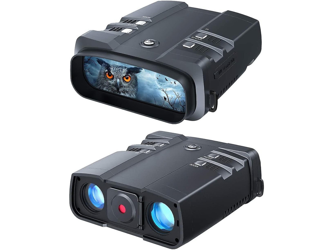 Visão Noturna Binóculos 1080p 1640pés Ir 5w Cmos Alta Sensibilidade Caça Acampamento Vigilância Preto Yizhood