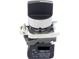Interruptor De Controle Tabhczqmy Xb4 Bd21 220v, Interruptor De 2 Posições, Botão Seletor