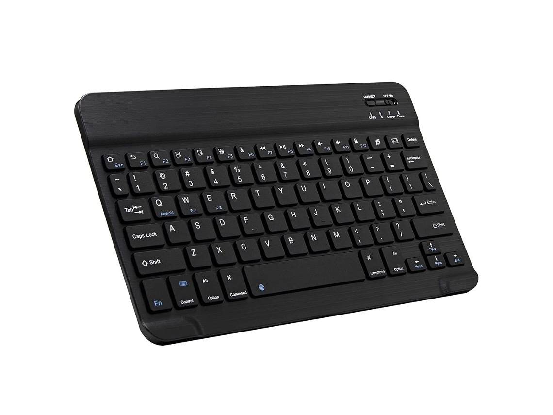 Lurelia Teclado Bluetooth 10 Polegadas Ultrafino Recarregável Para Ios Android Windows, 25x15 Cm