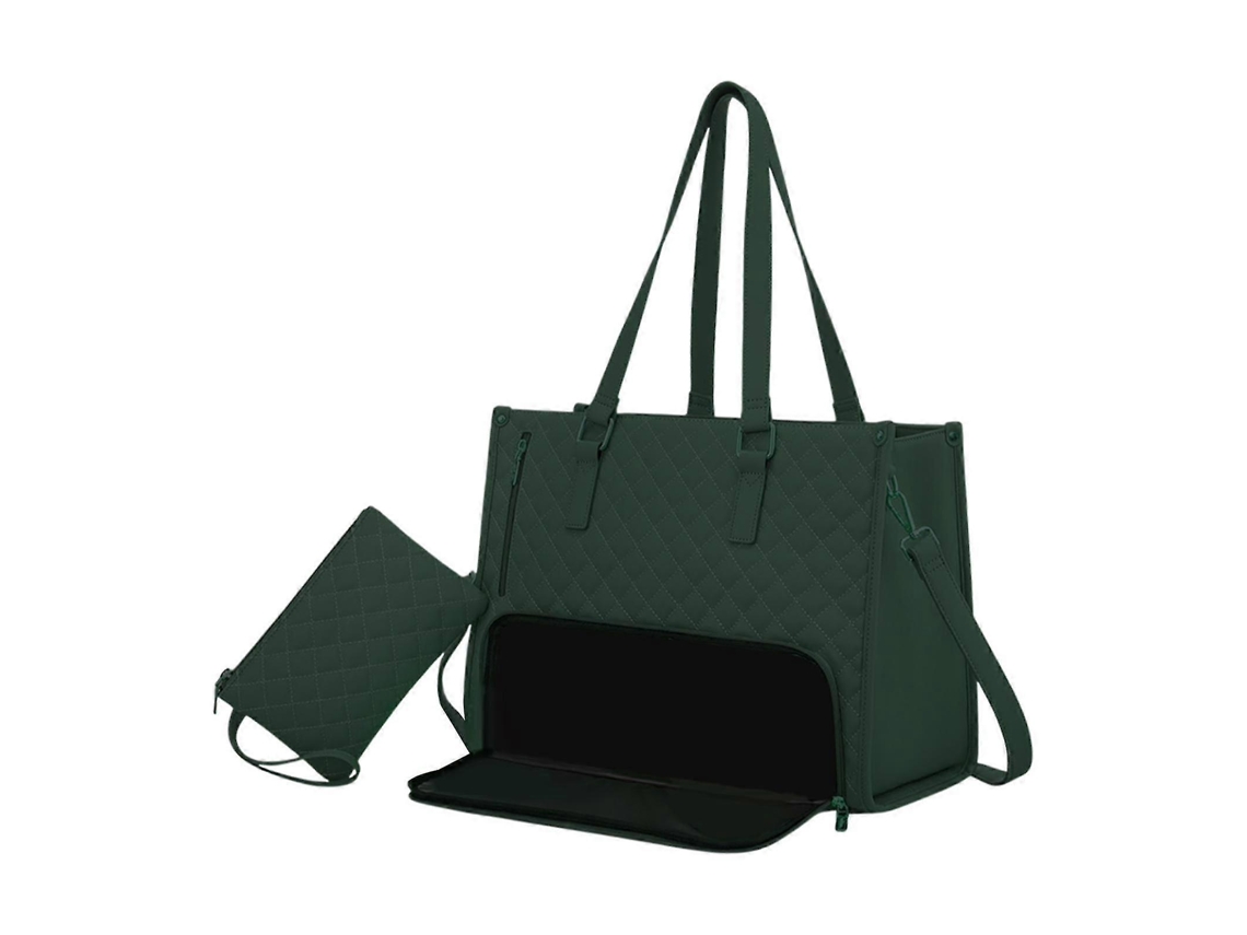 Lancheira feminina Aquaforge, lancheira, bolsa de ombro para computador, bolsa casual para escritório