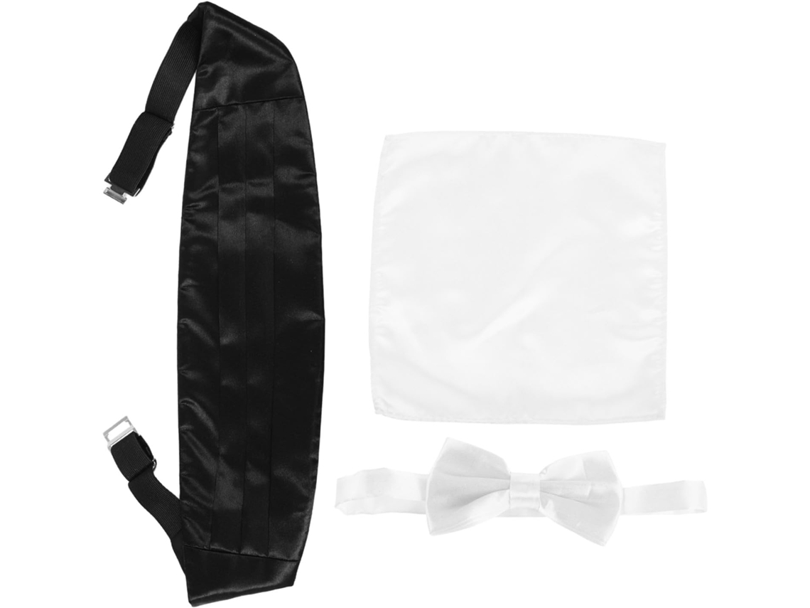 Conjunto De Gravata Borboleta E Lenço De Bolso Pré-amarrados Para Um Visual Elegante E Refinado De Smoking Para Casamento.