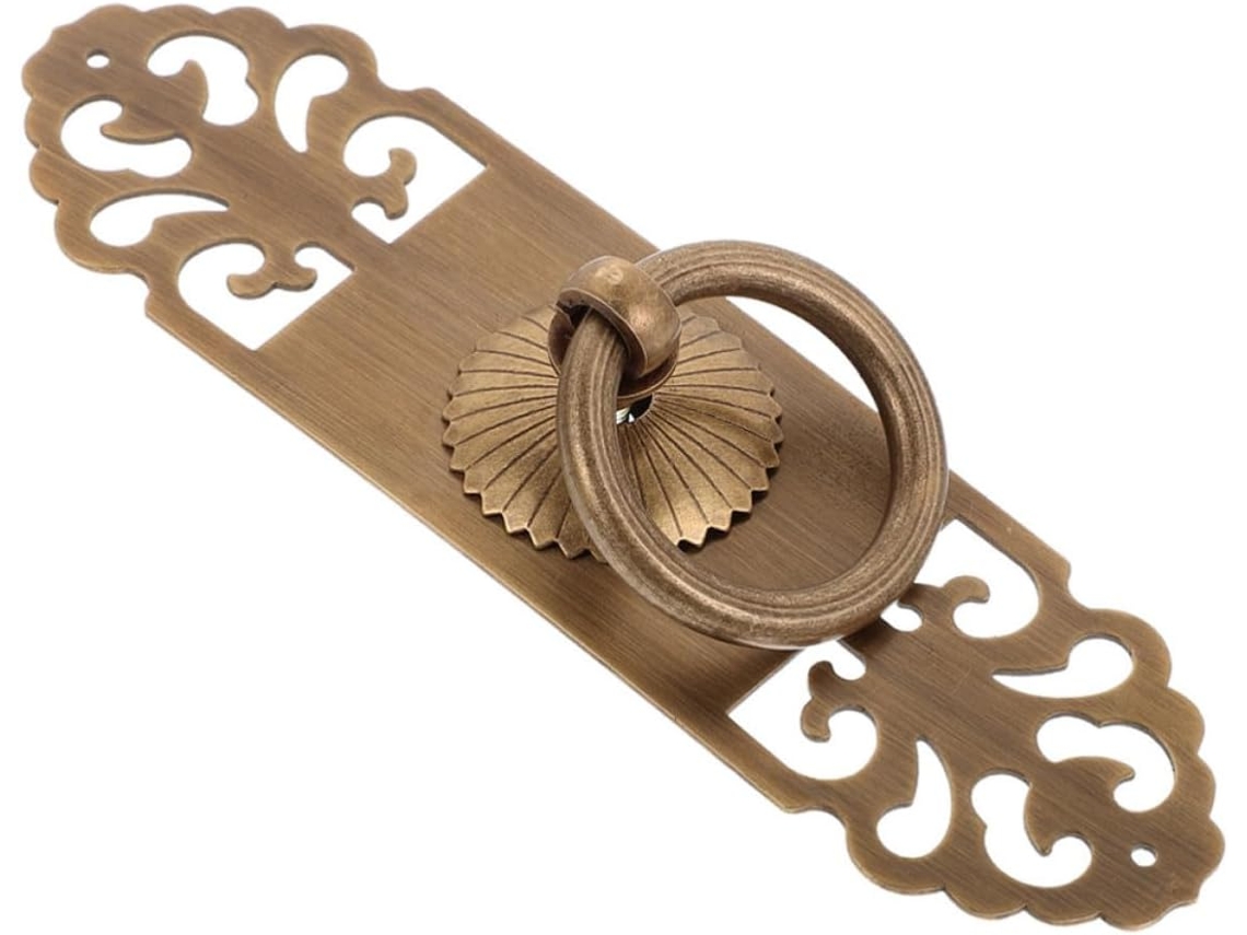 Puxador De Gaveta Em Latão Antigo, 3cm X 12cm, Cor Café, Para Gavetas E Pastas, Decoração De Quarto