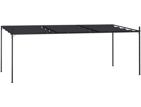 Pérgola  (Cinzento Antracite - Tecido - 600x300x233 cm)