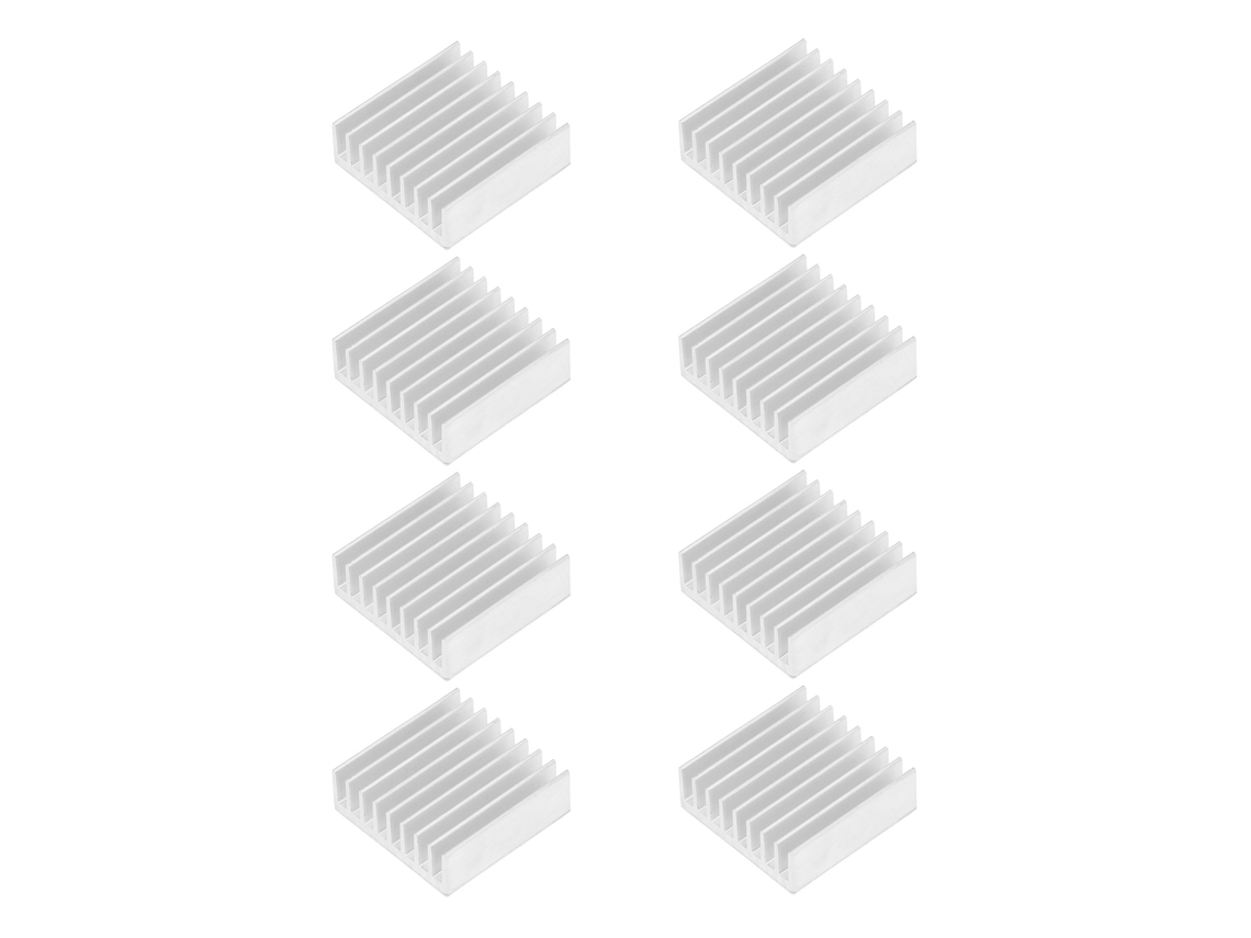 Laxiscreed Dissipadores De Calor De Alumínio Pack De 8 – 50x50x17mm Para Eletrónica