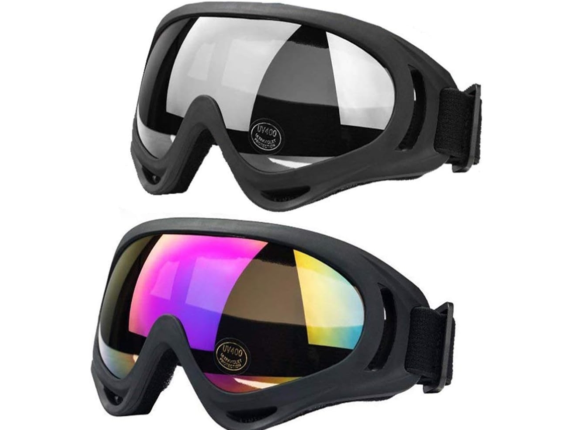 Óculos De Esqui, Óculos De Motociclismo Para Snowmobile, Lentes Antipoeira, Proteção Uv, Óculos De Motociclismo Para Crianças, Men Aquaforge