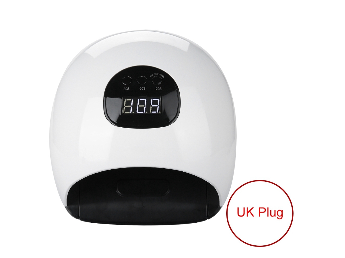 Lâmpada Uv Led Profissional 48w Para Secagem De Esmaltes De Gel De Manicure Máquina Com Plug Uk