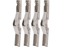 Dobradiças Para Armários, Conjunto Com 4 Em Aço Laminado A Frio