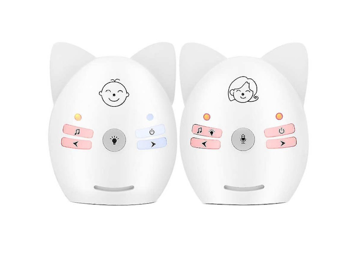 Babá Eletrônica de Áudio para Bebê, 2,4 Ghz, Comunicação Bidirecional AQUAFORGE