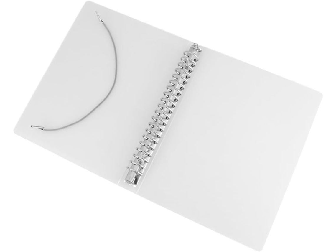 Prancheta De Plástico A5, 20 Folhas, Com Prendedor Rígido Para Arquivos Domésticos E Escolares. Gokoco