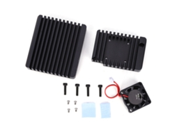 Capa de Alumínio com Cooler para Nanopi R2s