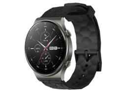 Pulseira De Silicone De Cor Sólida Com Estampa De Futebol Para Huawei Gt2 Pro 22mm