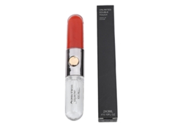 2pcs Lápiz Labial Líquido Mate 3ml Impermeable Hidratante Largo Duración Doble Extremidad Brillo Labial Mate 107
