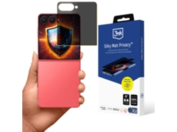 Película De Privacidade Fosca Acetinada 3mk Para Samsung Galaxy Z Flip 7 Com Proteção Anti-root.