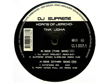 Vinil Horns Of Jericho - Tha Joka Maddog