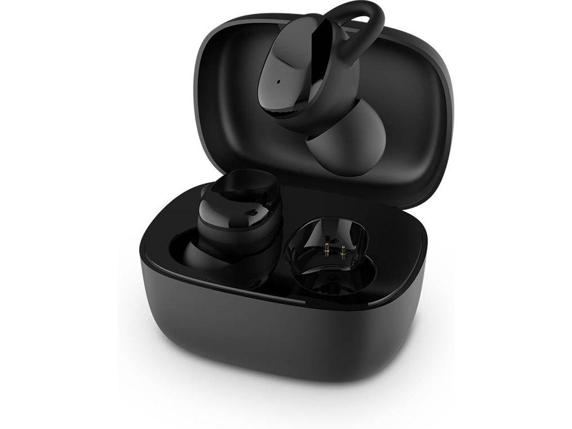 Auriculares Desportivos Bluetooth True Wireless SPC Ether Sport (In Ear - Microfone - Preto)