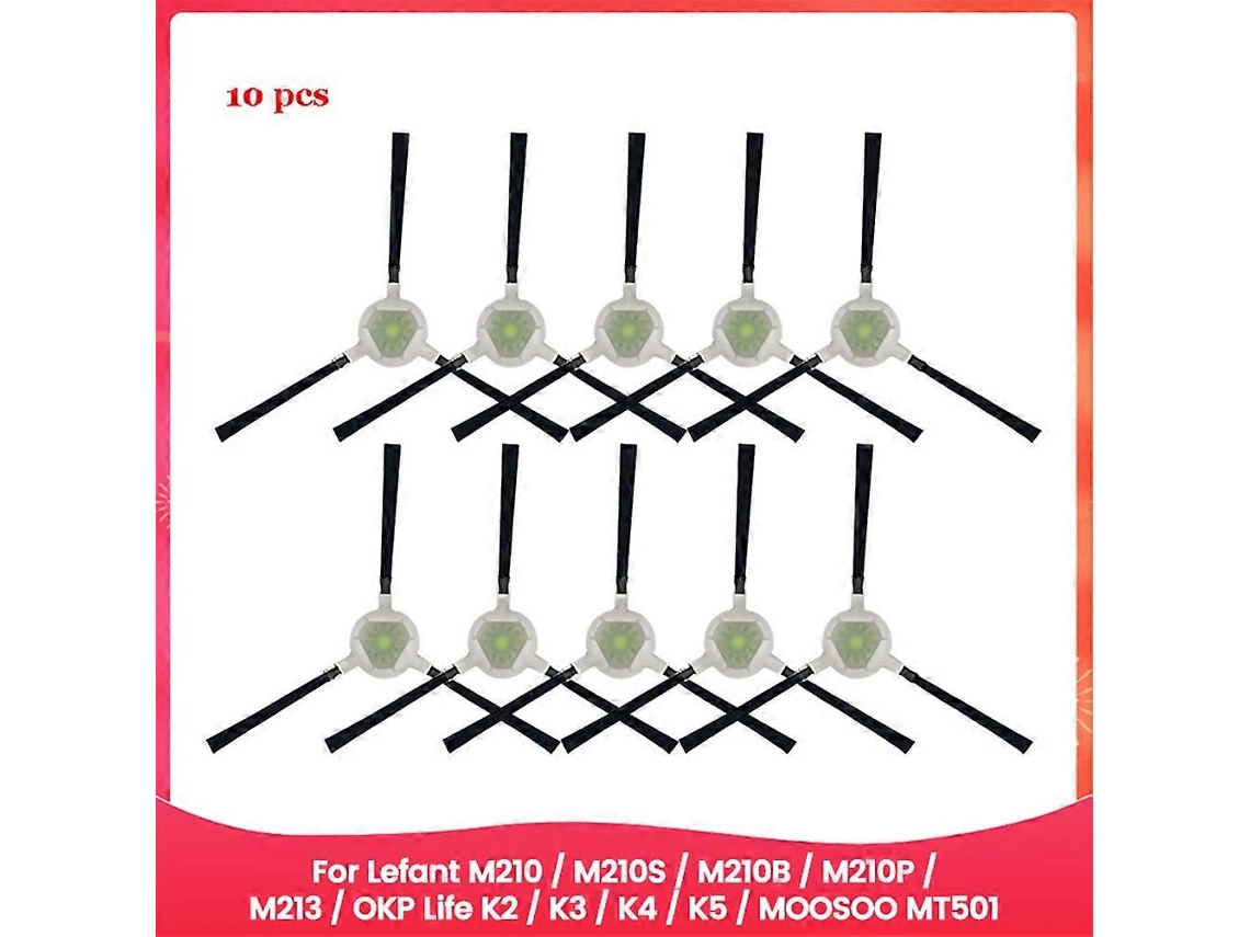 Escovas Laterais Para Aspiradores M210 / M210s / M210b / M210p / M213 / Life K2 / K3 / K4 / K5 / Mt501_ptg