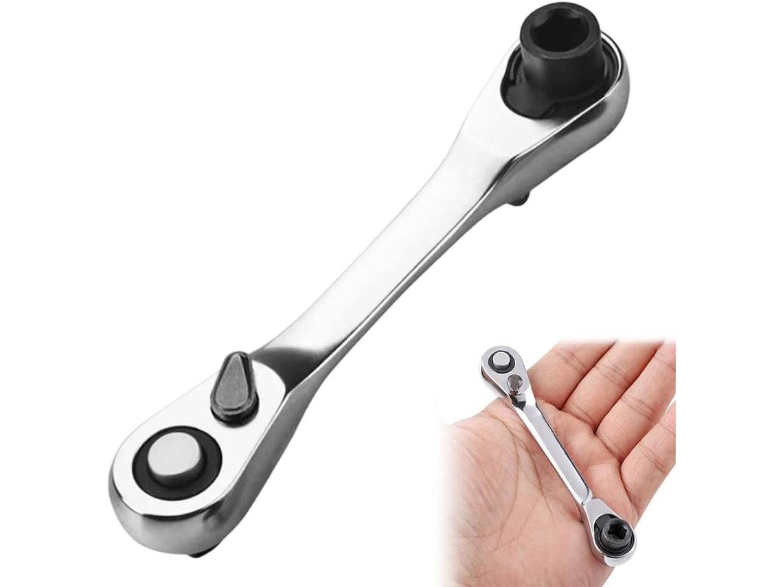Chave De Dupla Mini 1/4 72 Dentes E Bits Fenda, Rápida 5° Para (1)