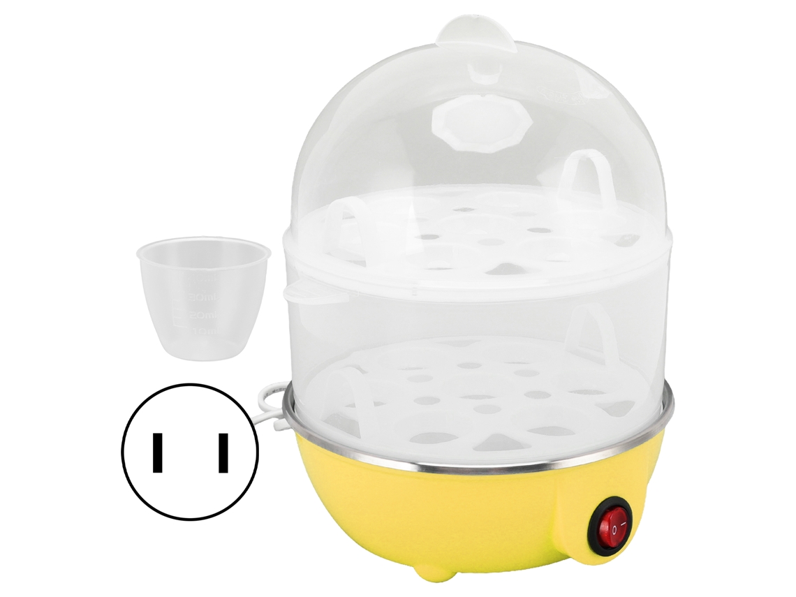 Cozinhador de Ovos Doméstico 350w 2 Camadas com Xícara Medidora S/MARCA
