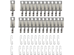 Clips Térmicos Para Degelo De Telhados, Kit Com 50 Peças Espaçadores E