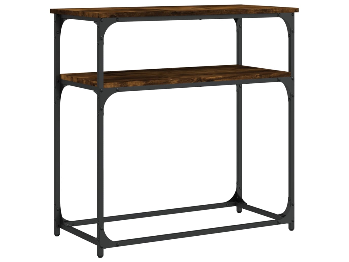 Console Table, Console Tables Vidaxl Marrom Madeira Processada (n/a)