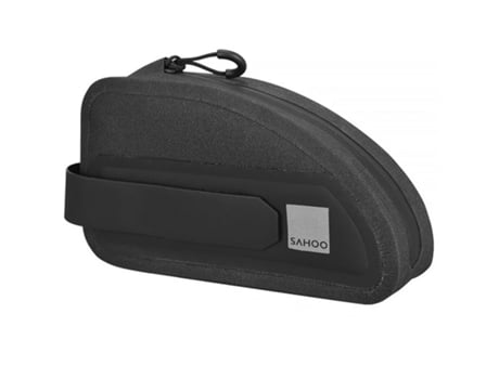 SAHOO Bolsa de Bicicleta À Prova D'Água 0 3L Fixação Quadro Bicicleta Preto