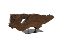 Escultura em Madeira, Peça Única Variada, 80x15x35cm ALEXANDRA HOUSE LIVING
