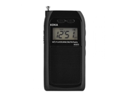 Lurelia Rádio Multibanda Com Fm/am, Sw/ondas Curtas, Mw, Leitor Mp3, Usb, Preto